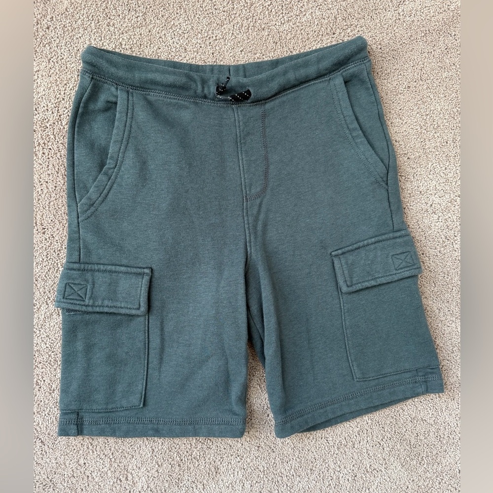 Old Navy Boy’s Charcoal Gray Knit Cargo Shorts